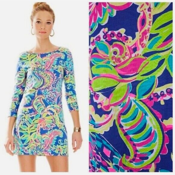 Lilly Pulitzer MARLOWE Dress in Toucan Play Pima Cotton Size XS - Picture 2 of 12